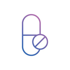 Obraz premium Medicine icon vector stock.