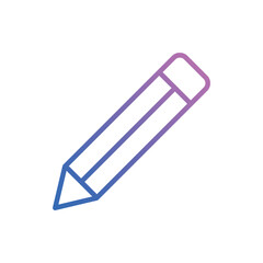 Pencil icon vector stock.