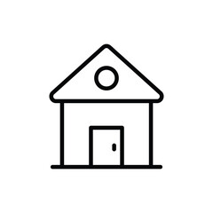Home icon vector stock.
