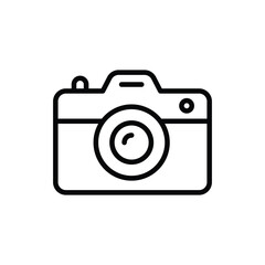 Camera icon vector stock.
