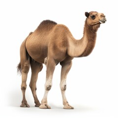 camel isolated on background, generative, ai