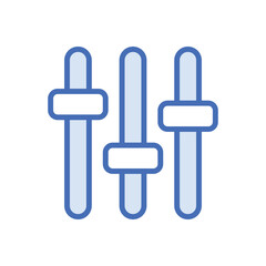 Setting icon vector stock.