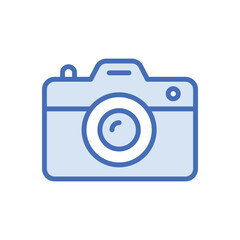 Camera icon vector stock.