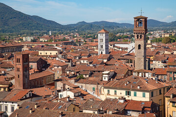 Obraz premium Medieval city Lucca