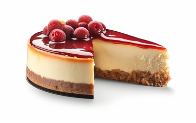 cheesecake with cherry