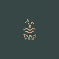 travel company logo branding identity