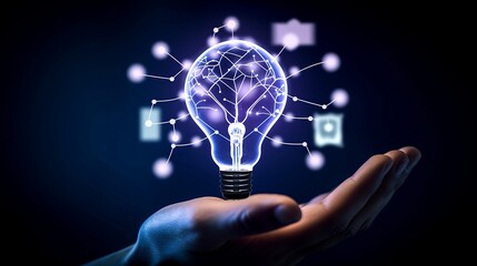Innovative Solutions: Empowering Creativity and Collaboration, light bulb, generative AI