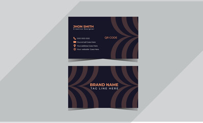 Creative and modern business card template Corporate Business Card Minimal Business Card Modern Business Card Creative and Clean Business Card creative business card Vector illustration Visiting card
