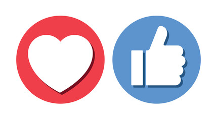 Vector 3D Thumb Up Blue Icons Abstract Illustration Isolated on White Background. Design Elements for Web, Internet, App, Analytics, Promotion, Marketing, SMM, CEO, Business