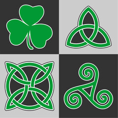 set of vector Сeltic symbols