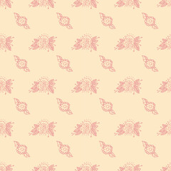 Seamless floral pattern with flowers