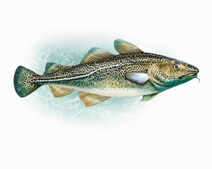Atlantic cod, Gadus morhua