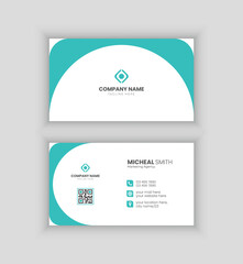 Creative and modern business card template vector