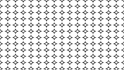 Fototapeta premium Rough, irregular texture composed of monochrome geometric elements. Overlay distressed grunge background. Abstract vector illustration. Isolated on white background. EPS10