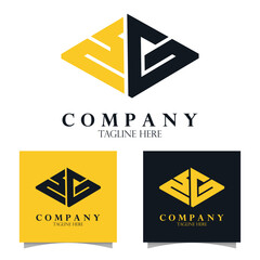 set logo design for company, business ,and brand identity