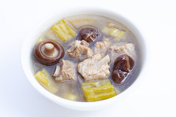 Bitter melon with pork rib soup recipe