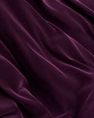 Velvet fabric folds texture purple color 3d rendering material