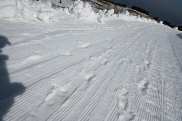 Winter landscape of Vitosha Mountain, Bulgaria