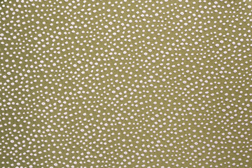 Abstract texture background with white round pattern on green background