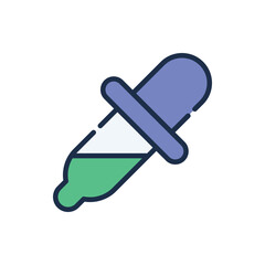 Eyedropper icon. Suitable for Web Page, Mobile App, UI, UX and GUI design