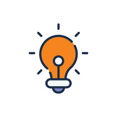 Idea icon. Suitable for Web Page, Mobile App, UI, UX and GUI design