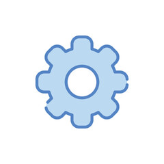 Gear icon. Suitable for Web Page, Mobile App, UI, UX and GUI design