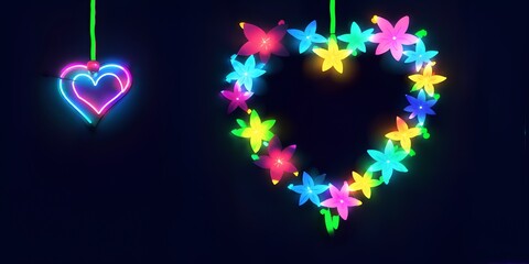 Photo of a heart-shaped decoration hanging from a string