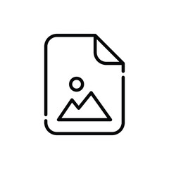 Jpg File icon. Suitable for Web Page, Mobile App, UI, UX and GUI design