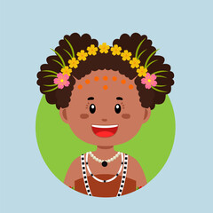 Avatar of a Papua New Guinea Character