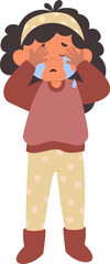 Unhappy Girl Crying
