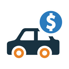 car, sale, dollar, money, Auto car sale icon