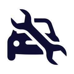 wrench, car, auto car repair icon