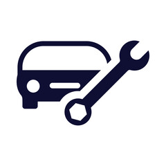 wrench, car, auto car repair icon
