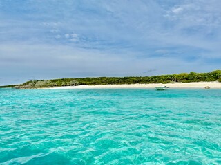 Wunderschöne Aufnahme auf den Bahamas Karibik