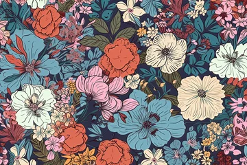Gardinen seamless floral pattern © PRORV