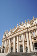 Fototapeta na wymiar Saint Peter Basilica City