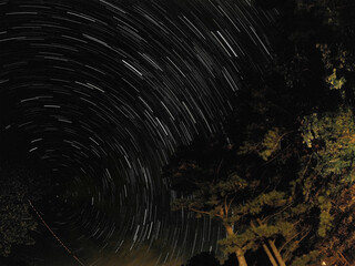 Star Trails in the Sky