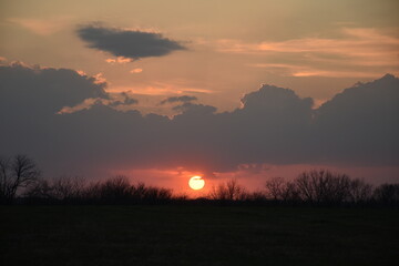 Fototapeta premium Dramatic Sunset