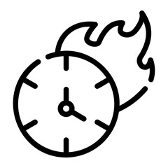 deadline line icon