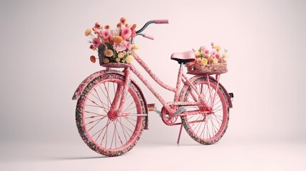 Fototapeta na wymiar June 3 - World bicycle day, Generative ai