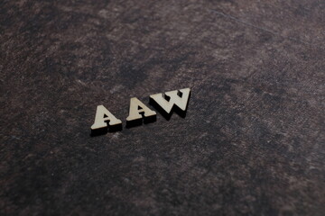 the initials of the letter aaw