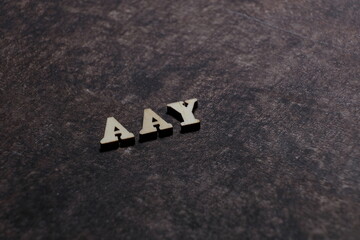 the initials of the letter aay