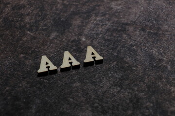 the initials of the letter aaa. triple a.