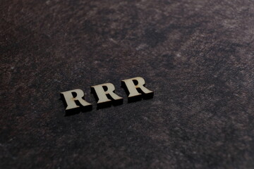 the initials of the letter rrr.. triple r.
