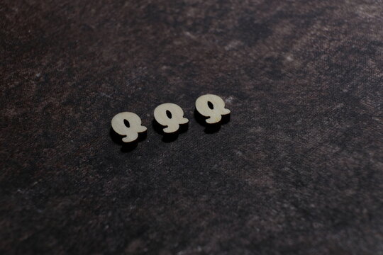 the initials of the letter qqq. triple q.