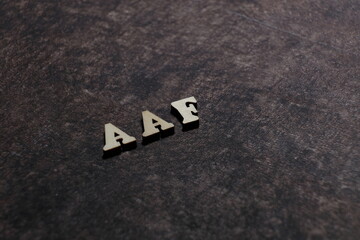 the initials of the letter aaf