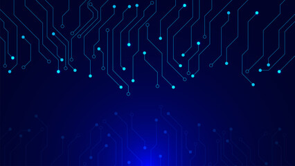 Abstract technology circuit board background. Digital data concept.