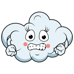 cute cloud cartoon illustration graphic