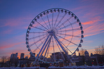 Ferris wheel, Old port Montreal Canada