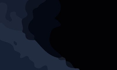 Aesthetic navy abstract background with copy space area. Suitable for poster and banner